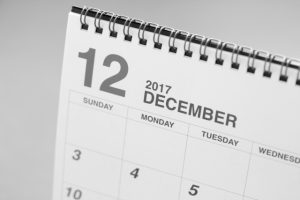 12月のカレンダー 師走